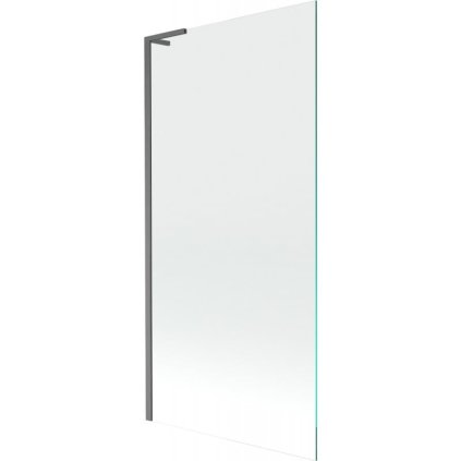 503731 mexen next vanova zastena 1 kridlova 90 x 150 cm fixne kridlo 6 mm cire sklo bruseny grafit profil 895 090 000 03 00 66