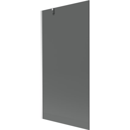 Mexen Next, paravan de baie 1 aripă 90 x 150 cm, aripă fixă, sticlă gri 6 mm, profil cromat, 895-090-000-00-40-01