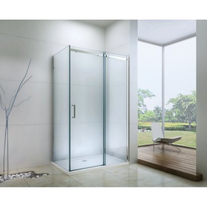 49288 7 mexen omega sprchovaci kut 150x70cm 8mm sklo cierny profil cire sklo 825 150 070 70 00