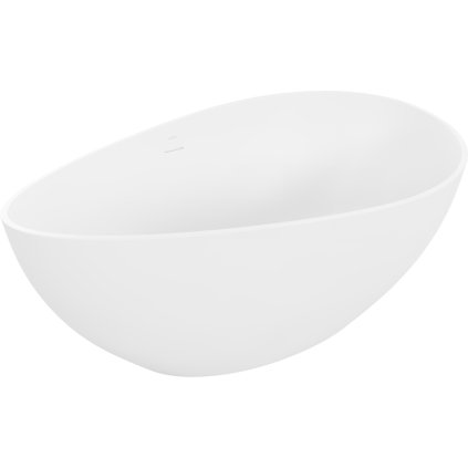 Mexen Parma, cadă de sine stătătoare din conglomerat 160 x 95 cm, alb mat, 57231609500
