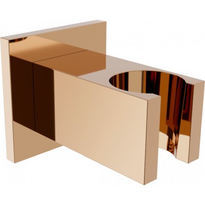 Accesorii Mexen - Suport duș de mână cu 1 punct, aur roz, 79350-60