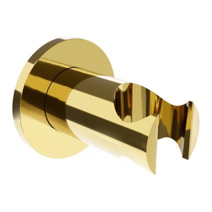 Accesorii Mexen - Suport duș de mână cu 1 punct, auriu, 79351-50