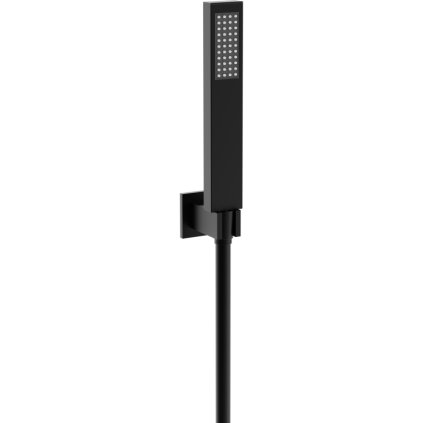 Accesorii Mexen - Set duș de mână cu 1 punct R-02, negru, 785005050-70