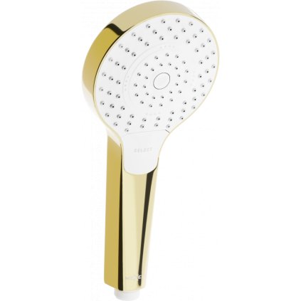 Accesorii Mexen - duș manual Oval R-05, 3 funcții, auriu, 79505-50