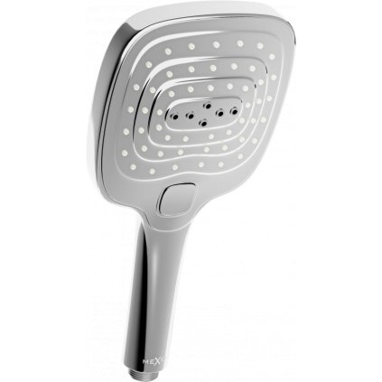 Accesorii Mexen - cap duș de mână Oval R-17, 3 funcții, crom, 79517-00