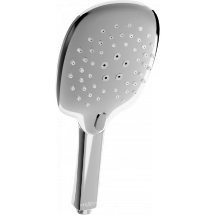 Accesorii Mexen - cap duș de mână Oval R-22, 3 funcții, crom, 79522-00