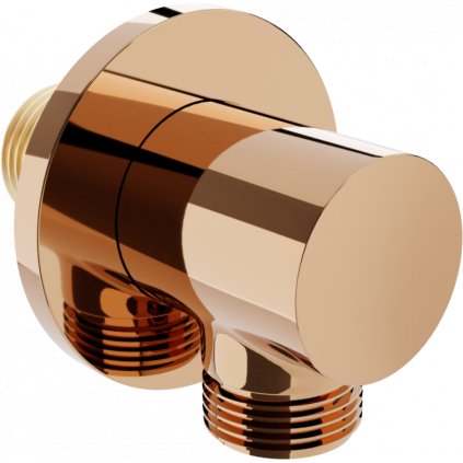Accesorii Mexen - conector unghi 1/2" KAI, roz-auriu, 79341-60