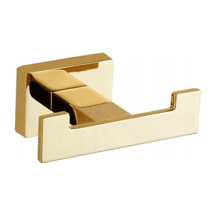 Accesorii Mexen, suport pentru prosoape ARNO, 2 carlige, auriu, 7020735-50