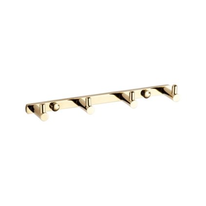 Accesorii Mexen, suport pentru prosoape, 4 carlige, auriu, 709164-50