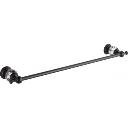 Accesorii Mexen, suport prosop ESTELA 1 rând, negru, 7011524-70