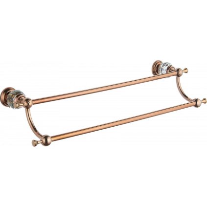 Accesorii Mexen, suport prosop ESTELA 2 randuri, auriu roz, 7011525-60