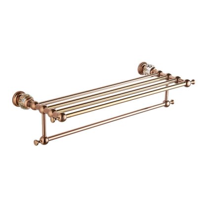 Accesorii Mexen, raft prosoape ESTELA, auriu roz, 7011520-60