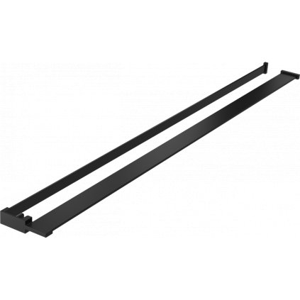 Accesorii Mexen, raft/suport prosop pentru paravan de dus (max 140cm), negru mat, 800-02-70