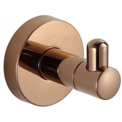 Accesorii Mexen, suport pentru prosoape REMO, 1 carlig, aur roz, 70507351-60