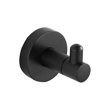 Accesorii Mexen, suport pentru prosoape REMO, 1 cârlig, negru, 70507351-70