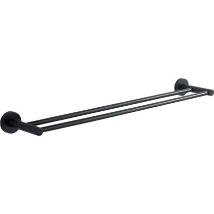 Accesorii Mexen, suport pentru prosoape REMO, 2 piese, negru, 7050725-70