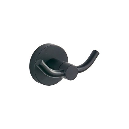 Accesorii Mexen, suport pentru prosoape REMO, 2 carlige, negru, 70507352-70