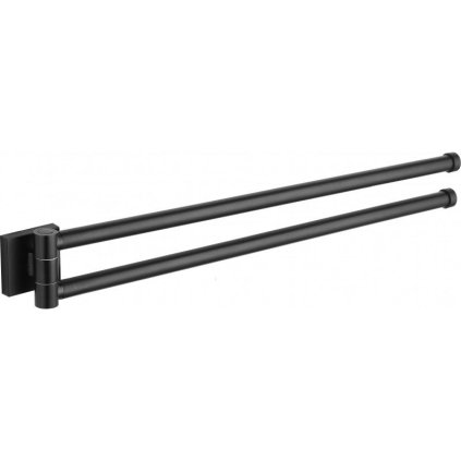 Accesorii Mexen, suport prosop RUFO, 2 piese, negru, 7050925-70