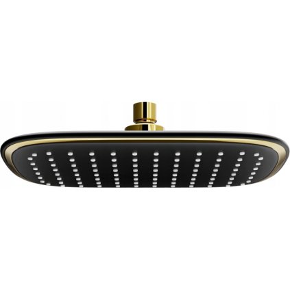 Accesorii Mexen, cap de dus 25x19 cm D-49, negru-auriu, 79749-75