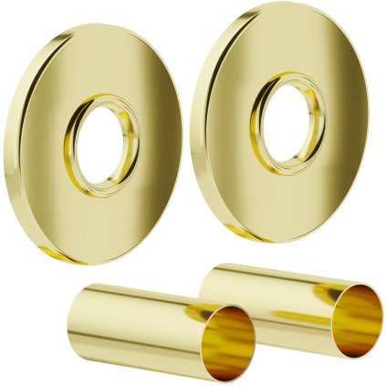 Mexen Accessories Cover Rosette Kit, Gold Glossy, W904-000-50