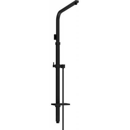 Mexen Q, coloana de dus pentru robinet cu racord superior de 3/4", negru mat, 79395-70