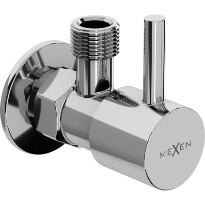 Mexen R1, supapă de colț pentru baterie 1/2"x3/8", crom, 79970-00