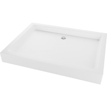 Mexen Rio, cadă de duș dreptunghiulară 120x90x14 cm + sifon cromat, alb, 45109012