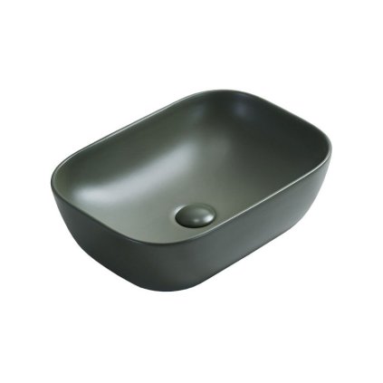 Mexen Rita, chiuveta blat 45x32x14 cm, verde inchis mat, 21084579