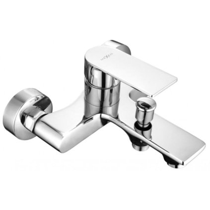 Mexen Royo, baterie pentru cada montată pe perete 150 mm, crom, 72230-00