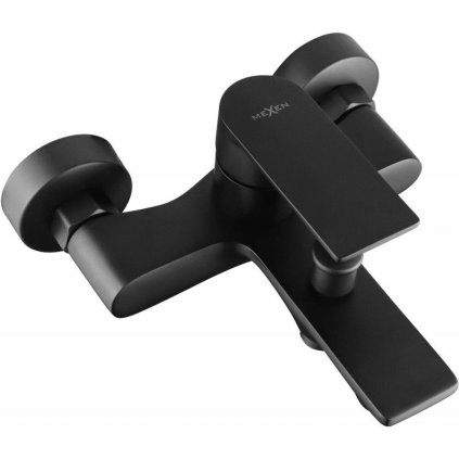Mexen Royo, robinet pentru cada montat pe perete, negru mat, 72230-70