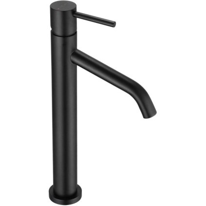 Mexen Rumba, baterie pentru chiuvetă înaltă h-345, negru mat, 73510-70