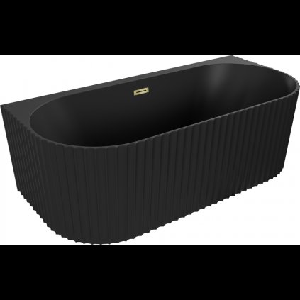 510262 1 mexen sella volne stojaca vana ku stene drazkovana 170 x 80 cm cierna matna zlaty leskly prepad 52711708071 50