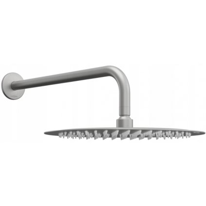 Cap de ploaie Mexen Slim 25 cm cu braț de duș 40 cm, grafit, 79225211-66