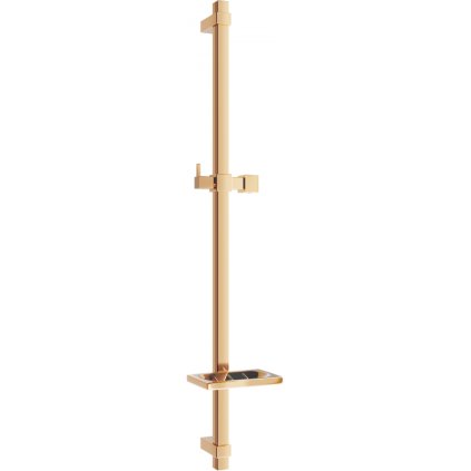 Tijă de duș Mexen DQ 80 cm cu săpun, fără baterie, auriu roz, 79381-60