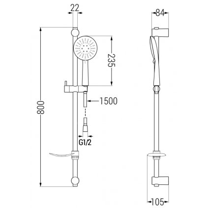 48784 mexen sprchovy set df67 chrom biela 785674582 00