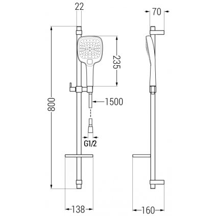 48535 mexen sprchovy set dq17 cierna 785174581 70