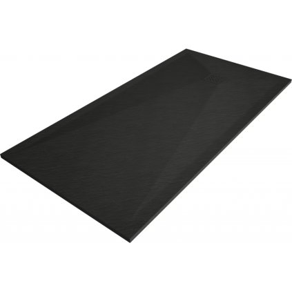 356498 3 mexen stone obdlznikova vanicka z mineralneho kompozitu 200 x 100 cm cierna cierna krytka 44701020 b