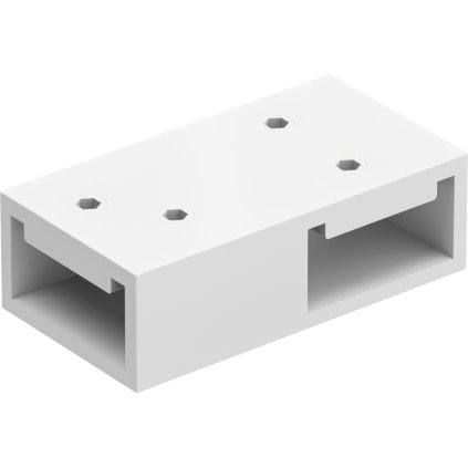 Îmbinare în T Mexen pentru pereți de duș Kioto WALK-IN 8mm, alb, 800-09-20