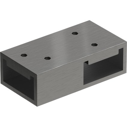 Îmbinare Mexen T pentru pereți de duș Kioto WALK-IN 8mm, grafit lustruit, 800-09-66