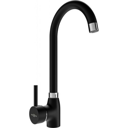 Mexen Telma, baterie chiuveta inalta h-335, negru mat, 670200-70