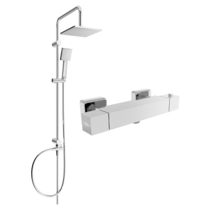 125220 mexen tord sprchovy set s dazdovou sprchou a cube termostatickou sprchovou bateriou chromova 77200200 00