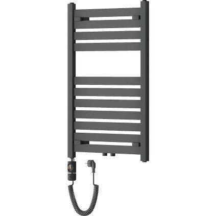 Mexen Uran, element electric de încălzire 800x500 mm + tijă de încălzire 600 W, antracit, W105-0800-500-2600-66