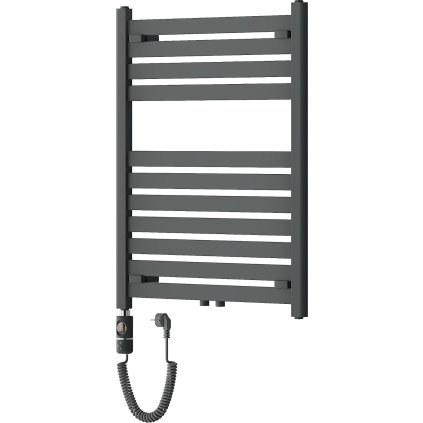 Mexen Uran, element electric de încălzire 800x600 mm + tijă de încălzire 600 W, antracit, W105-0800-600-2600-66