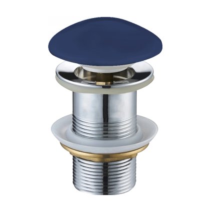 Buşon de scurgere pentru chiuvetă ClickClack rotund închidebil Mexen, fără preaplin, ceramică granat mată, 79910-42