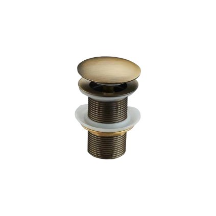 Sifon chiuveta Mexen care se poate inchide rotund, ClickClack, dop mare, fara preaplin, Antic, 79910-30