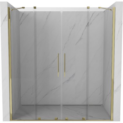 290223 mexen velar duo posuvne dvere do otvoru 170x200 cm 8mm cire sklo zlata leskla 871 170 000 02 50