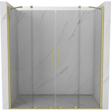 290244 mexen velar duo posuvne dvere do otvoru 180x200 cm 8mm cire sklo zlata matna 871 180 000 02 55