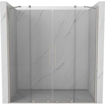 Mexen Velar Duo, usa de dus culisanta pentru deschidere 170 cm, sticla transparenta 8 mm, otel periat, 871-170-000-02-97