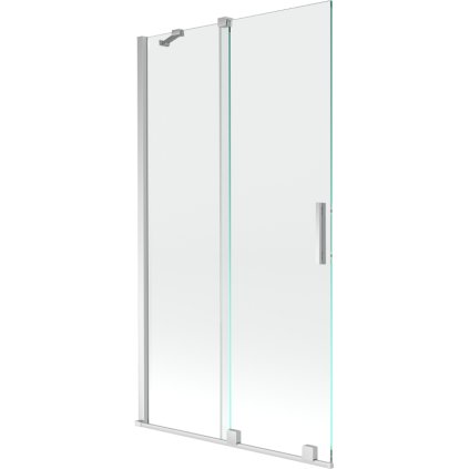 Mexen Velar, paravan de baie glisant cu 2 aripi 100 x 150 cm, sticlă transparentă de 8 mm, profil cromat, 896-100-000-01-01