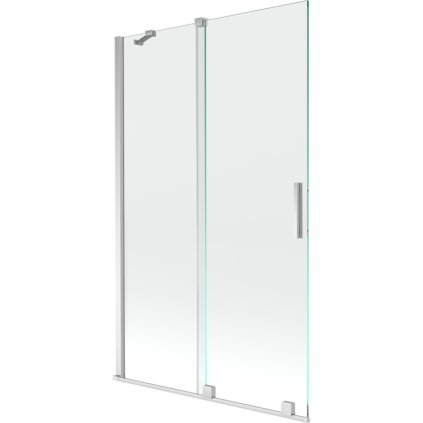 Mexen Velar, paravan de baie glisant cu 2 aripi 110 x 150 cm, sticlă transparentă de 8 mm, profil cromat, 896-110-000-01-01